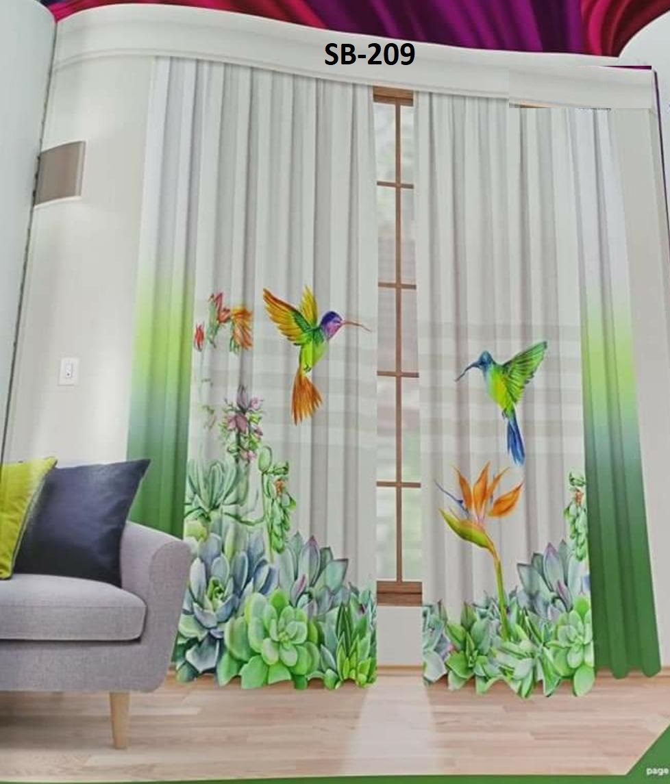 Blackout Digital Print Curtains