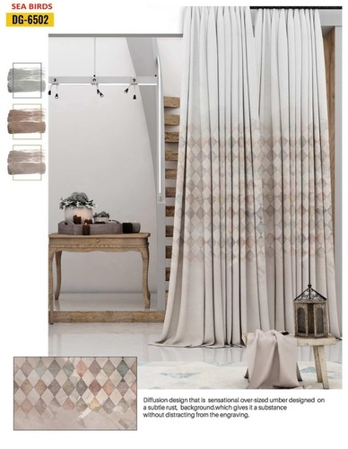 Blackout Digital Print Curtains