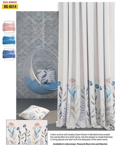Blackout Digital Print Curtains