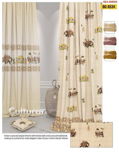 Blackout Digital Print Curtains