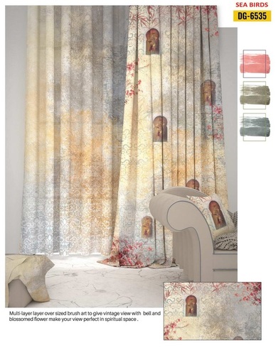 Blackout Digital Print Curtains