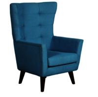 Blue Wing Chair