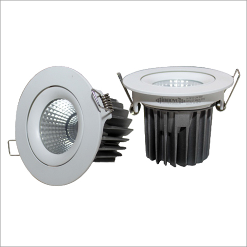 Pearl Series LED COB Light - Aluminium, Standard Size, Cool Day White | Round Shape, 16 Watt, Warm Light, Ideal for Industrial and Commercial Applications