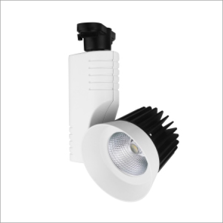 10 Watt LED Track Light - Aluminium Round Design, Standard Size, Cool Day White Light, Ideal for Industrial and Commercial Applications