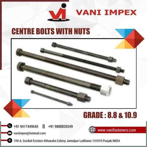 Centre Bolts With Nuts