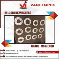 Bell Crank Washer - Ms & En-8 Material, Od 35-42 Mm, Thickness 4-8 Mm, Id 70-74 Mm | Plain Finish, Easy Packaging In Boxes, Vibration Support