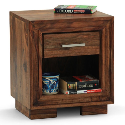 Rosewood One Drawer Bedside Table