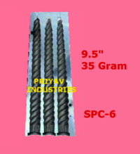 9.5" Spiral Candle Mold Cavity: 3