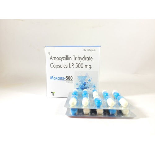 500 mg Amoxycillin Capsules I.P