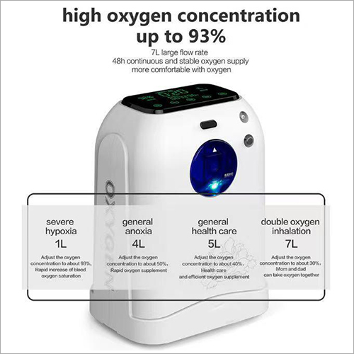 High Oxygen Concentation Up To 93%