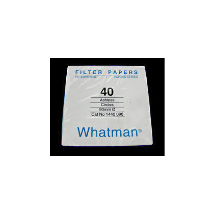 whatman ashless grade 40 filter paper circle 90 mm
