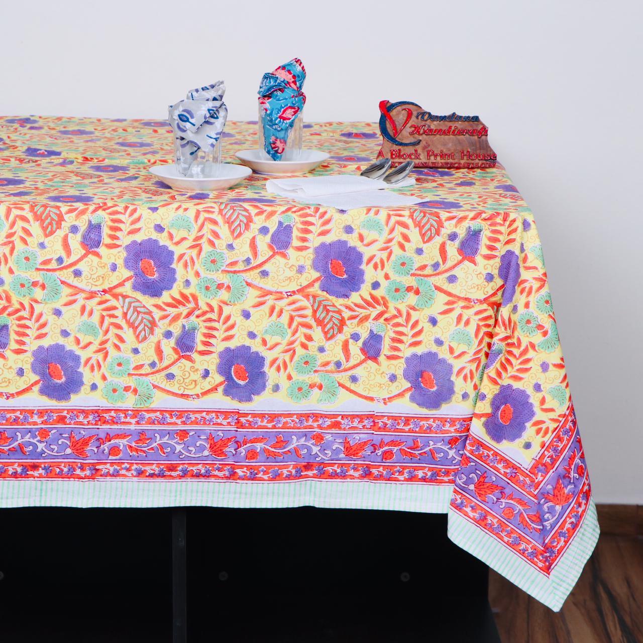 Smart collection Cotton Table Cover