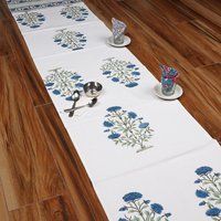 HAND BLOCK PRINTED  COTTON RUNNER