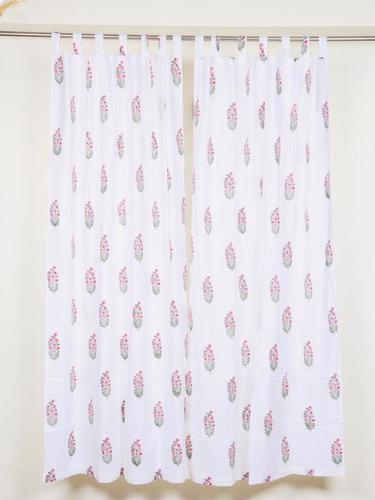 COTTON HAND BLOCK PRINTED JAIPURI CURTAINS