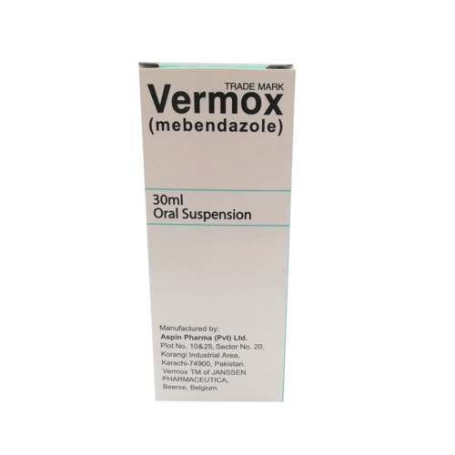 Vermox Mebendazole 30 Ml Oral Suspension