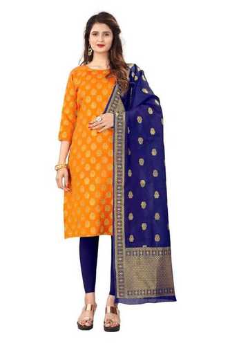 Jacquard Banwery Fashion Launching New Concept Of Kurti With Dupatta