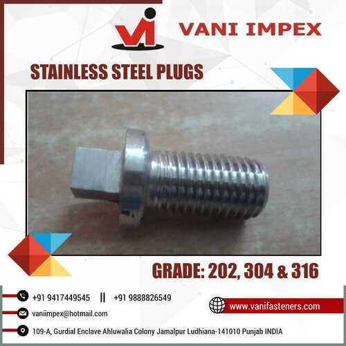 Ss 304 Plug Bolt