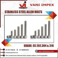 Allen Cap Screw - Steel, M8 Size, Zinc Plated , High Durability And Corrosion Resistance