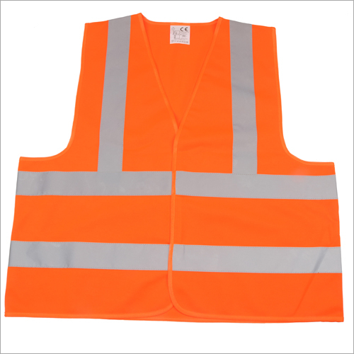 Orange Sfs Hi Viz Reflective Safety Vest