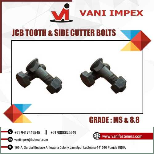 Jcb Tooth Bolt and Side Cutter Bolt