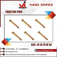 Tractor Pin - Cast Iron, 6/8" X 2-1/2", Black/grey | High Strength, Corrosion Resistant, Polished Finish, Sturdy Design