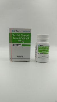 Ricovir Tablet (	Tenofovir Disoproxil Fumarate IP 300mg)