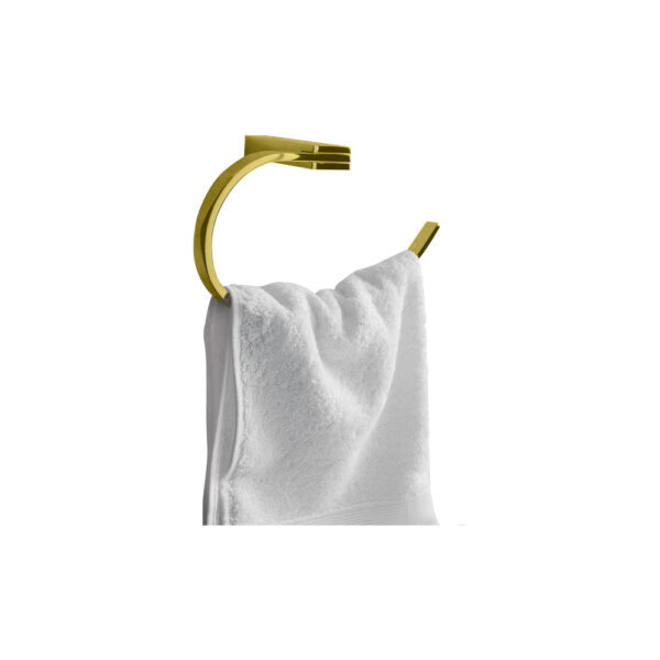 Rectangular Bath Accessories-gold Finish