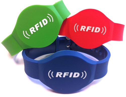 RFID Wristband - Chipless RFID Technology, 85x54mm, Multi-Color Design - Matte Finish, Water Resistant, Versatile Tracking Solution