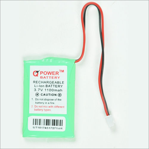 3.7V 1100 MAH Rechargeable Li-ion Battery