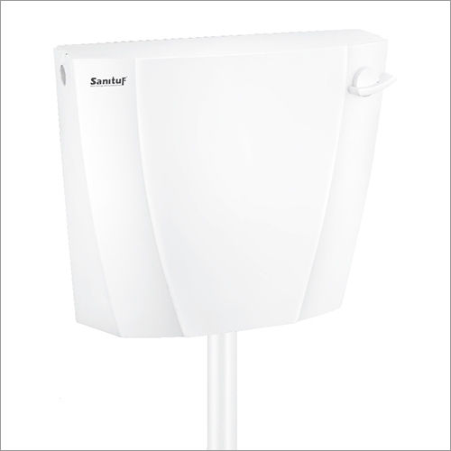 Royal Side Push Flushing Cistern - Color: White