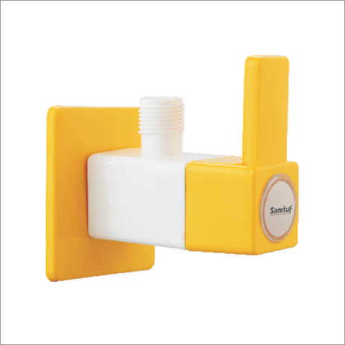 Nspt-Y-103 Pvc Angle Cock Tap - Color: White