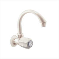 9inch Kolors Joy White Pvc Sink Tap - Material: Ptmt