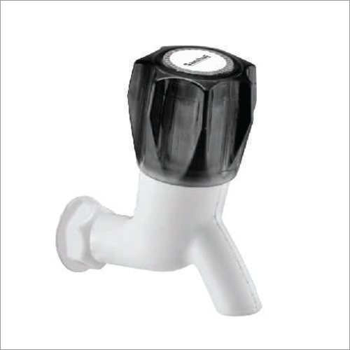 Plastic Bib Cock Foam Flow - Color: White