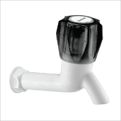 Crystal Series Pvc Bib Cock Tap - Color: White