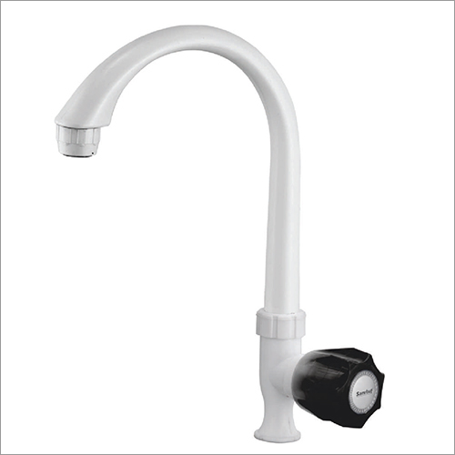 Ptmt Swan Neck Water Tap - Color: White