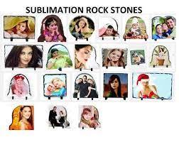 Multicolor Sublimation Rock Stone