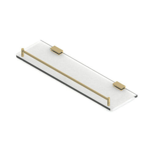 Bathroom Shelves Glass Shelf With Rail-rectangular