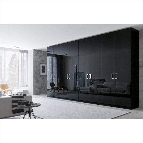 Black Wooden Wardrobe
