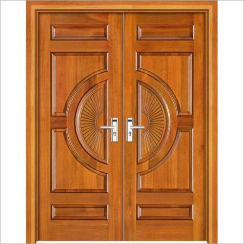 Hinged Wooden Door - Various Sizes & Thickness Available | Modern Brown Entry Door for Exterior Interior Kitchen or Office Use