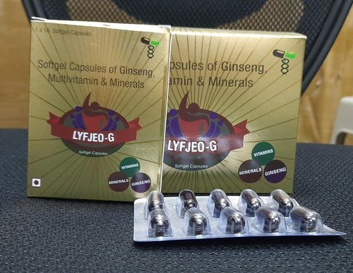 Softgel Capsules of Ginseng Multivitamin And Mineral
