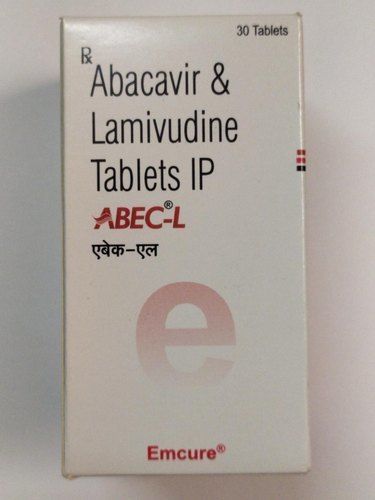  एबेक एल टैबलेट सामग्री: अबाकवीर (600Mg) + लैमिवुडिन (300Mg)