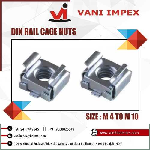 Din Rails Cage Nuts
