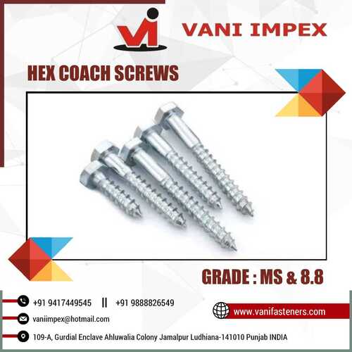 Hot Dip Galvanized Coach Screw