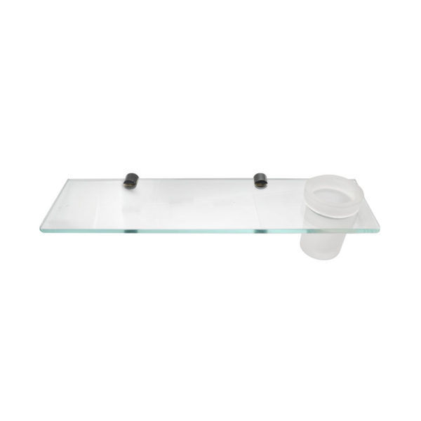 Glass Shelf with Tumbler