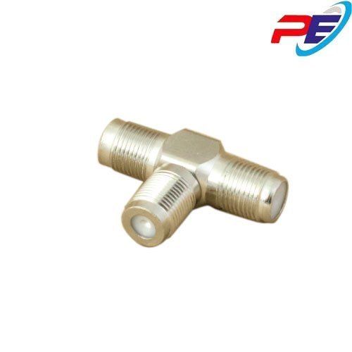 F Type Three Way Female Adaptor