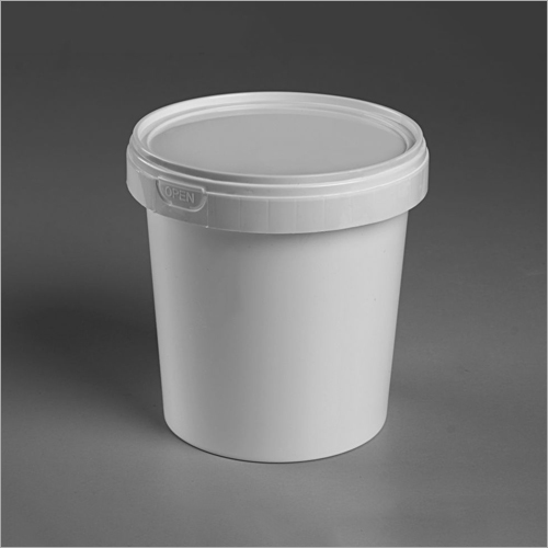 1100ml Temper Evident Round White Transparent Container