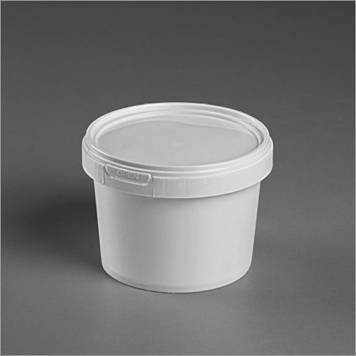 300Ml Temper Evident Round White Transparent Container Hardness: Soft