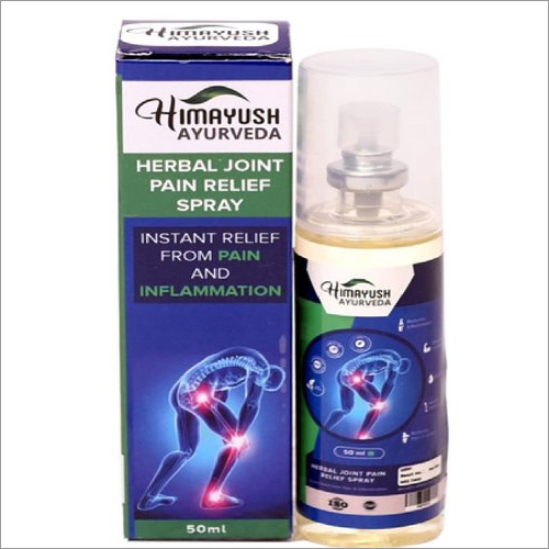 Herbal Joint Pain Relief Spray - 50 ml Spray Bottle | Quick Pain Relief, Long-Lasting Comfort, Easy Application