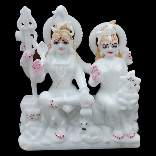 Marble Shiv Parivar Statue