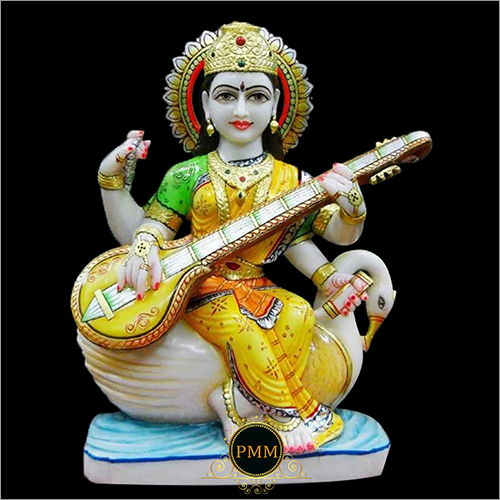 Eco-Friendly Multicolor Saraswati Mata Statue